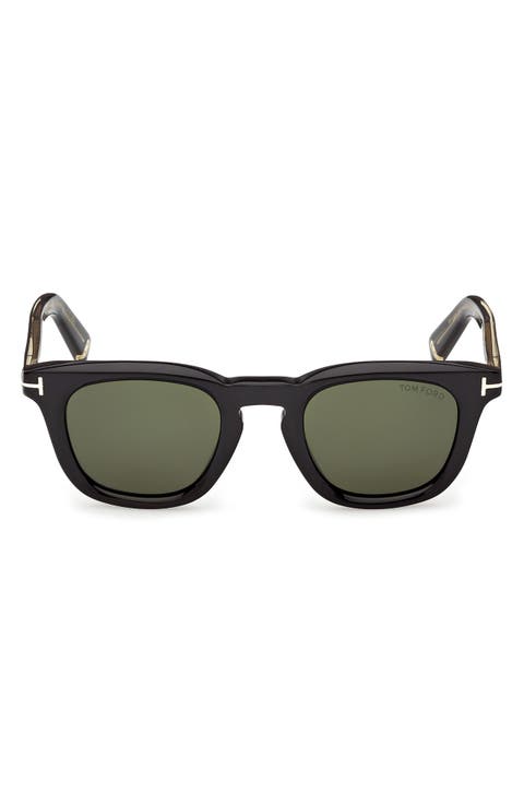 48mm Square Sunglasses