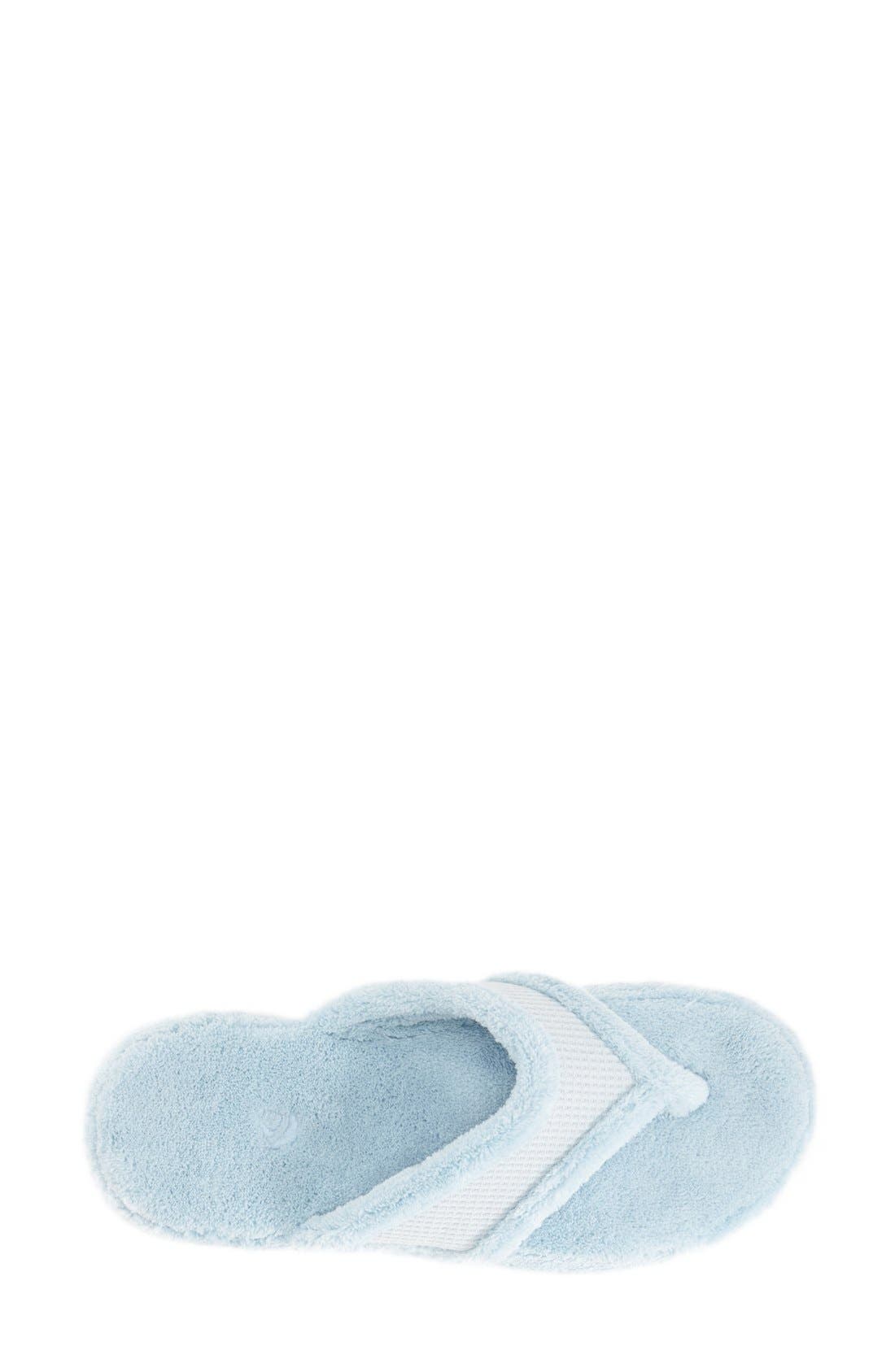 Acorn Waffle Spa Slipper, Alternate, color, Powder Blue