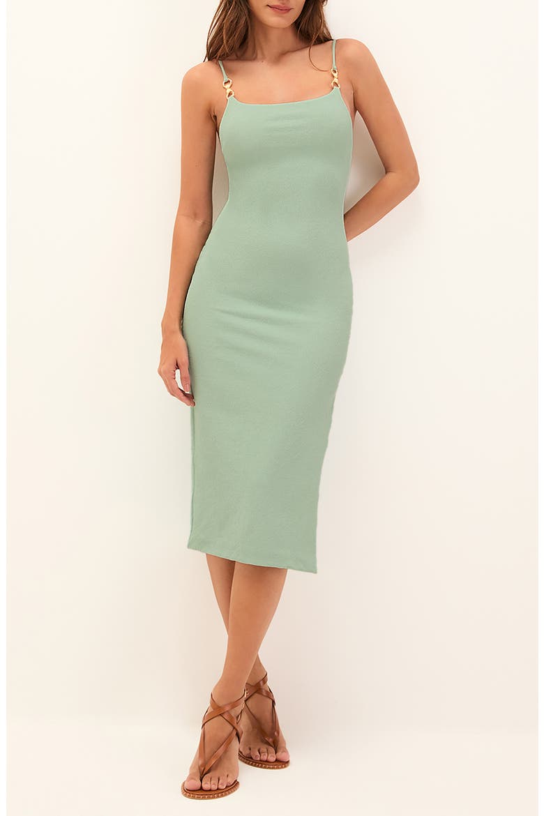 Lilian Cover-Up Midi Dress, Main, color, GREEN