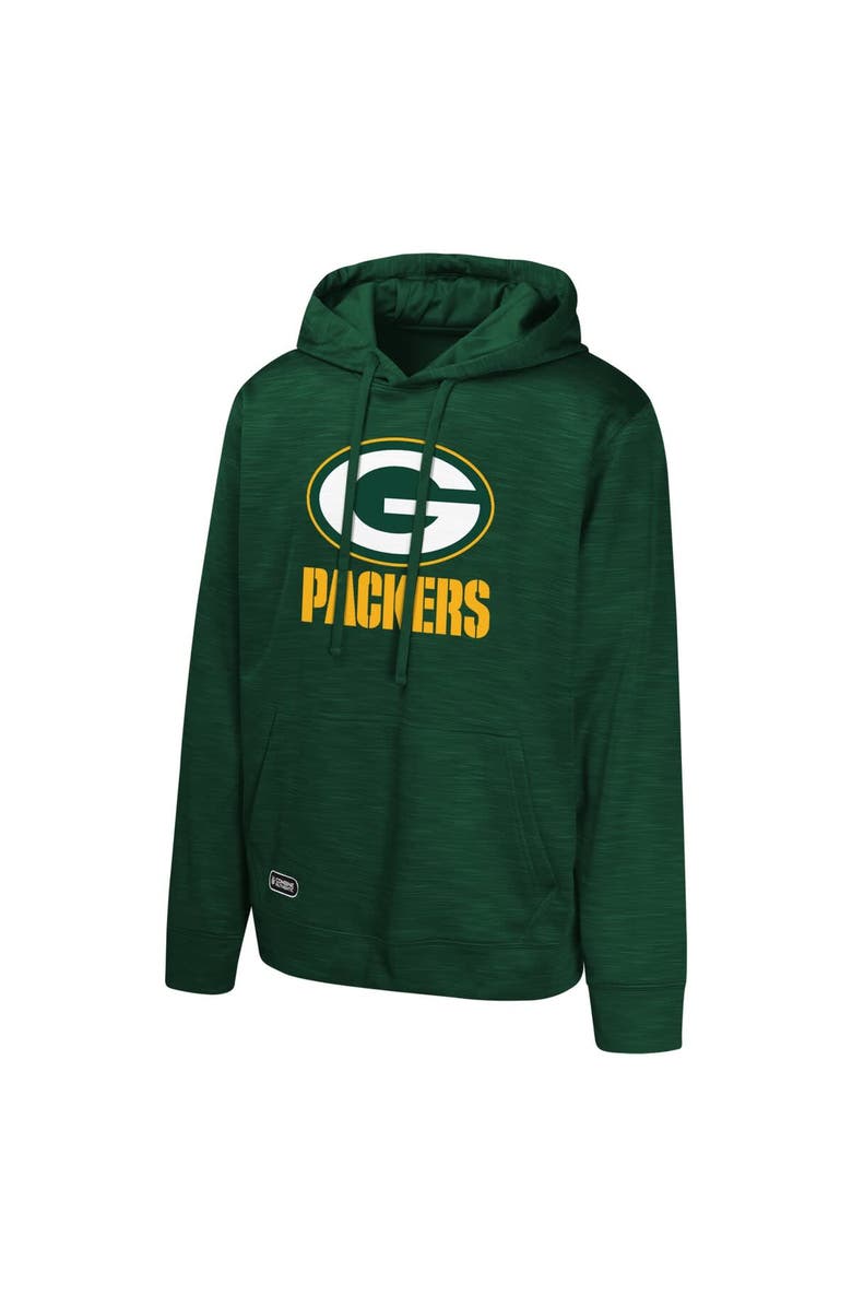 Outerstuff Men's Green Green Bay Packers Streak Fleece Pullover Hoodie, Alternate, color, 