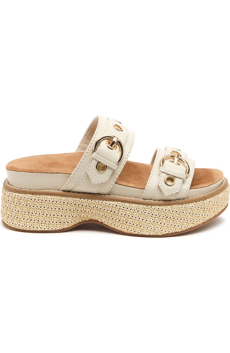 Kelsi Dagger Brooklyn Penny Platform Slide Sandal, Alternate, color, Salt