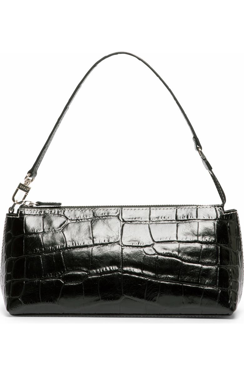 STAUD BIRKENSTOCK + STAUD Kaia Croc-Embossed Shoulder Bag, Main, color,