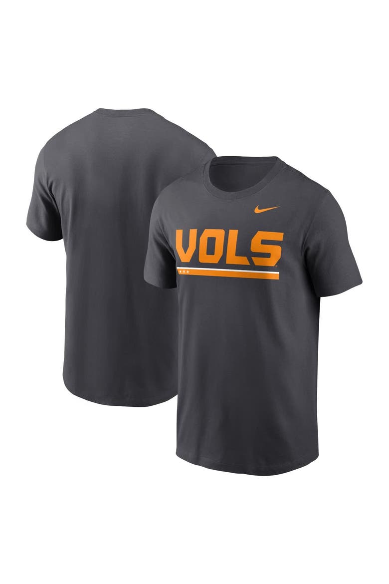 Men's Nike Anthracite Tennessee Volunteers Primetime Alternate Logo T-Shirt, Main, color, Anthracite