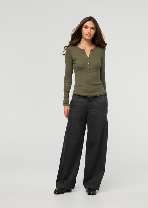 Performance Denim Luxe High Rise Wide Leg