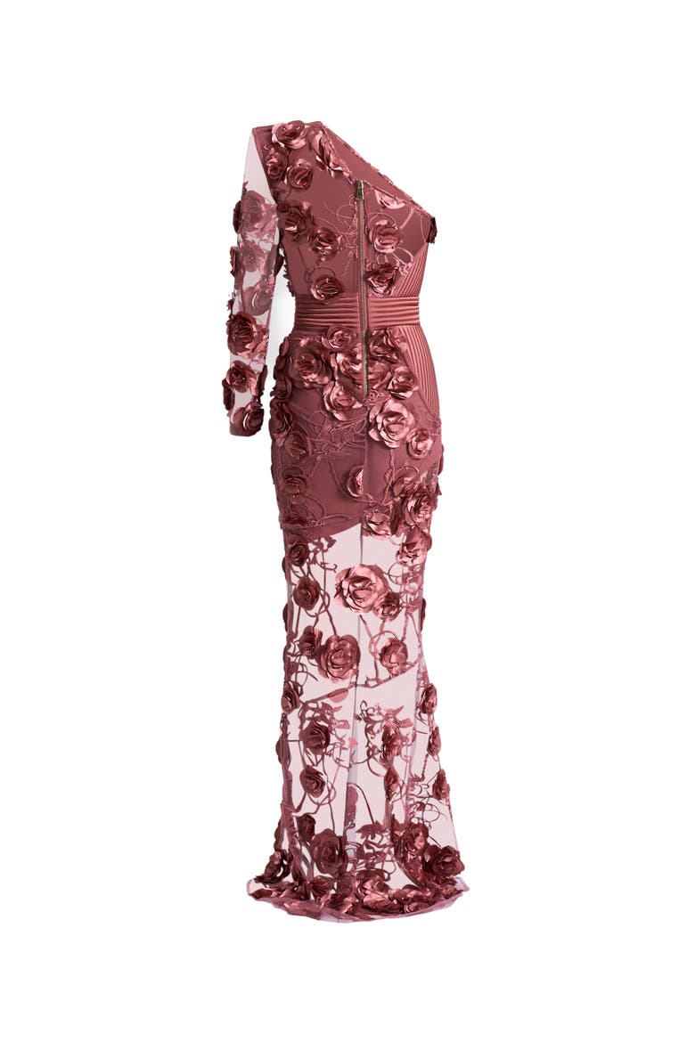 I Found Love Gown, Alternate, color, ASH ROSE