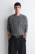 COS Cable-Knit Merino-Mohair Sweater