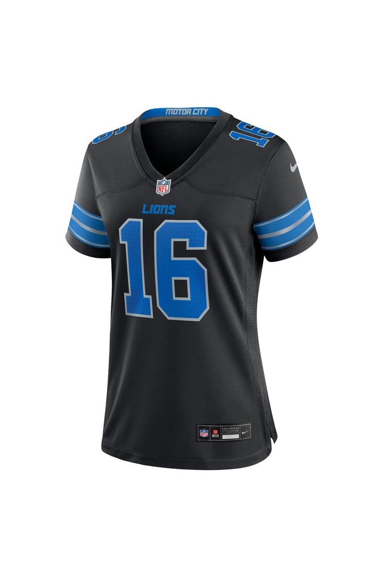 Women's Nike Jared Goff Black Detroit Lions 2nd Alternate Game Jersey, Alternate, color, Black