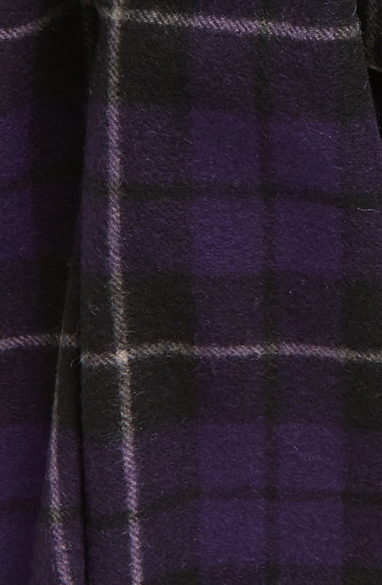 Ralph Lauren Purple Label Plaid Overcheck Cashmere Scarf, Alternate, color, 