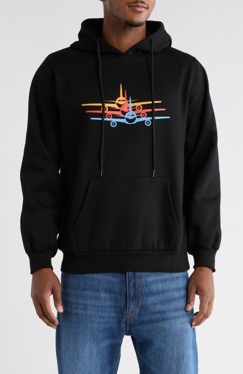 Triple Plane Graphic Hoodie