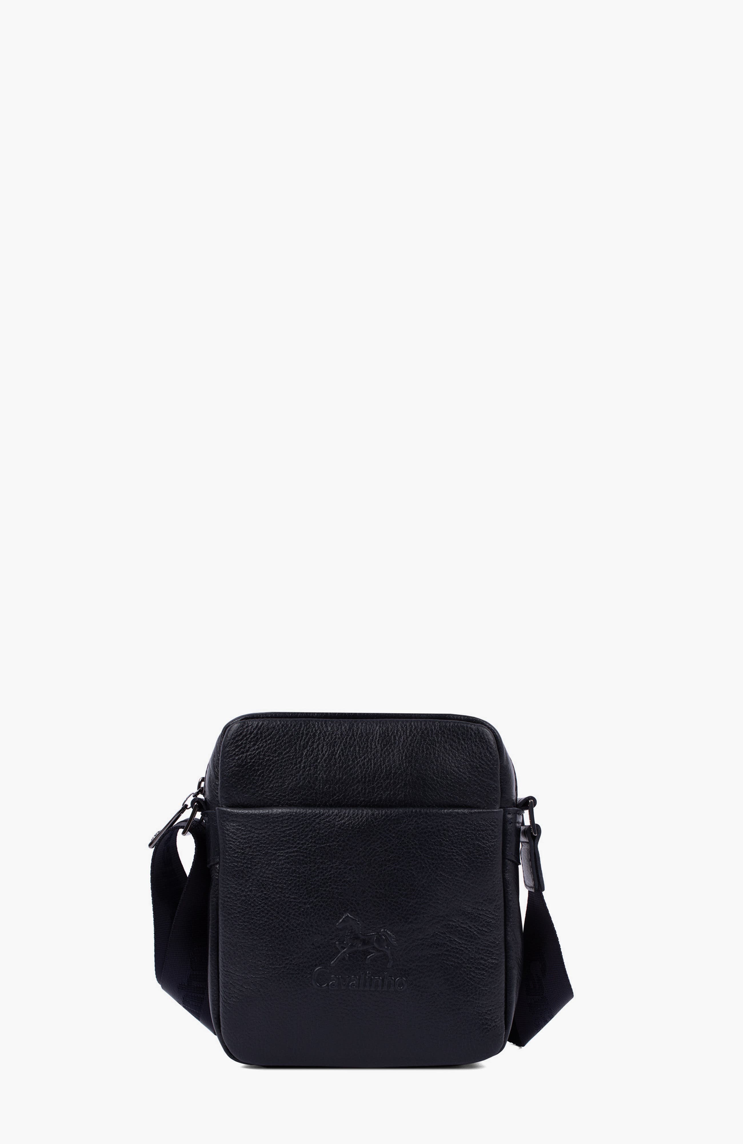 The Sailor Leather Traveler Crossbody Bag 225, Main, color, Navy