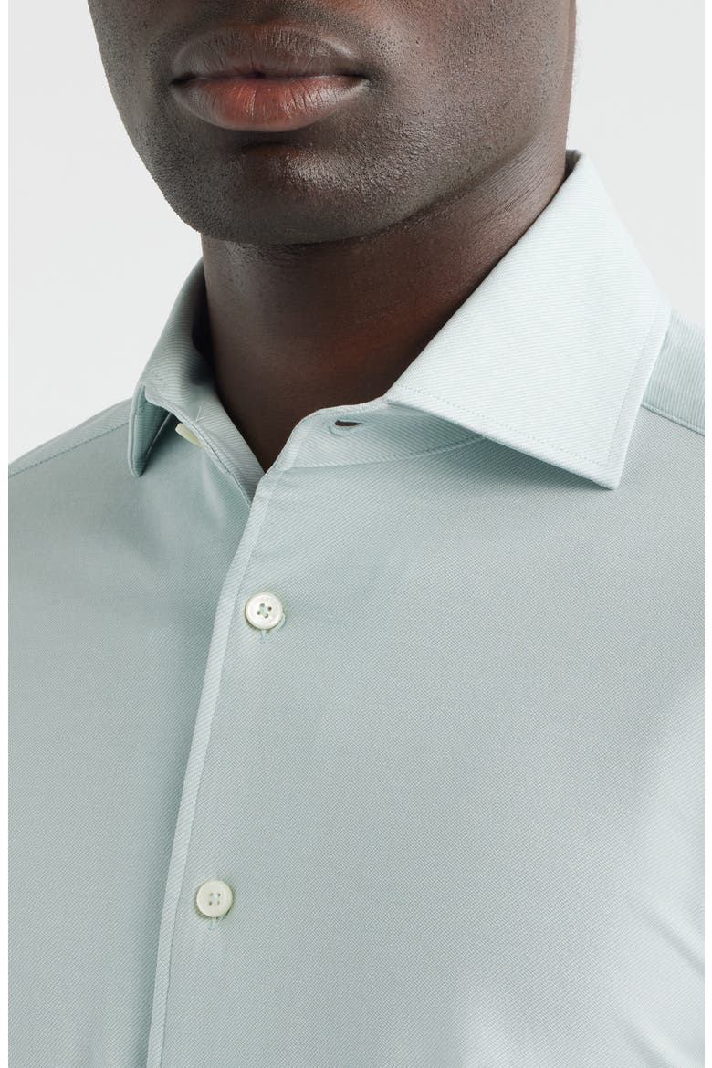Devon OoohCotton® Button-Up Shirt, Alternate, color, SEAFOAM