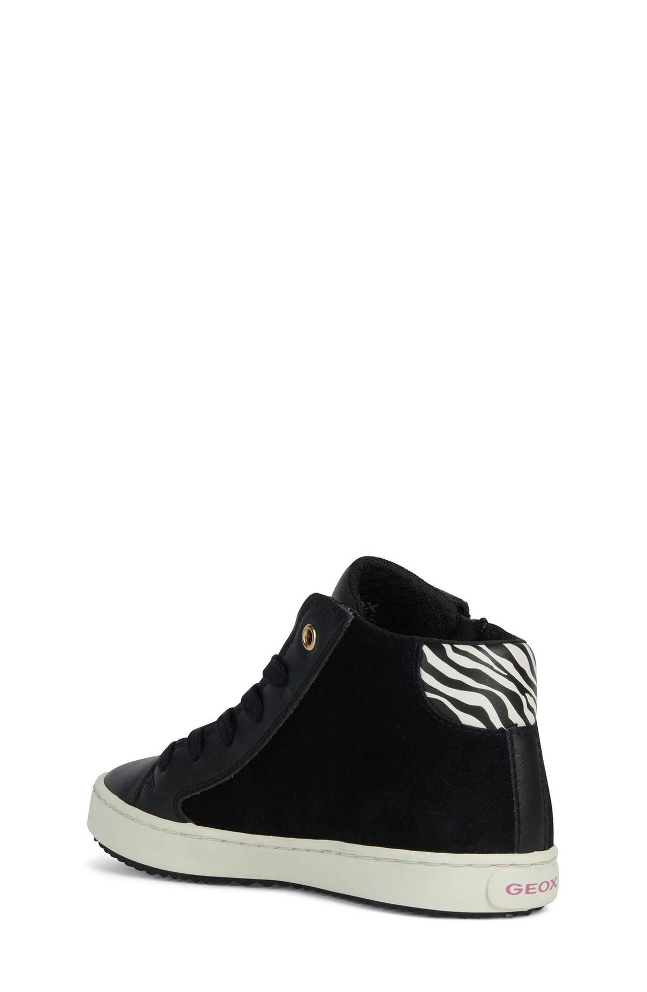 Geox Kids' Kalispera High Top Sneaker, Alternate, color, 