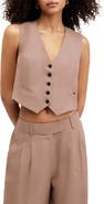 AllSaints Deri Lyn Crop Vest