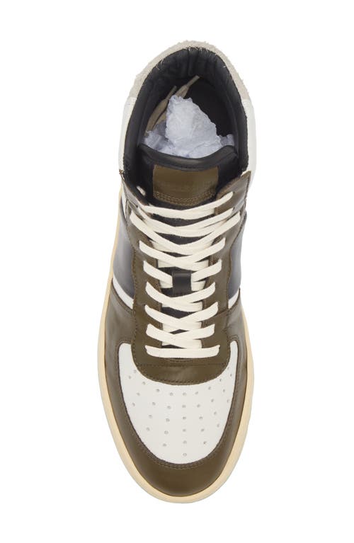 Collegium Pillar Destroyer High Top Sneaker In Green