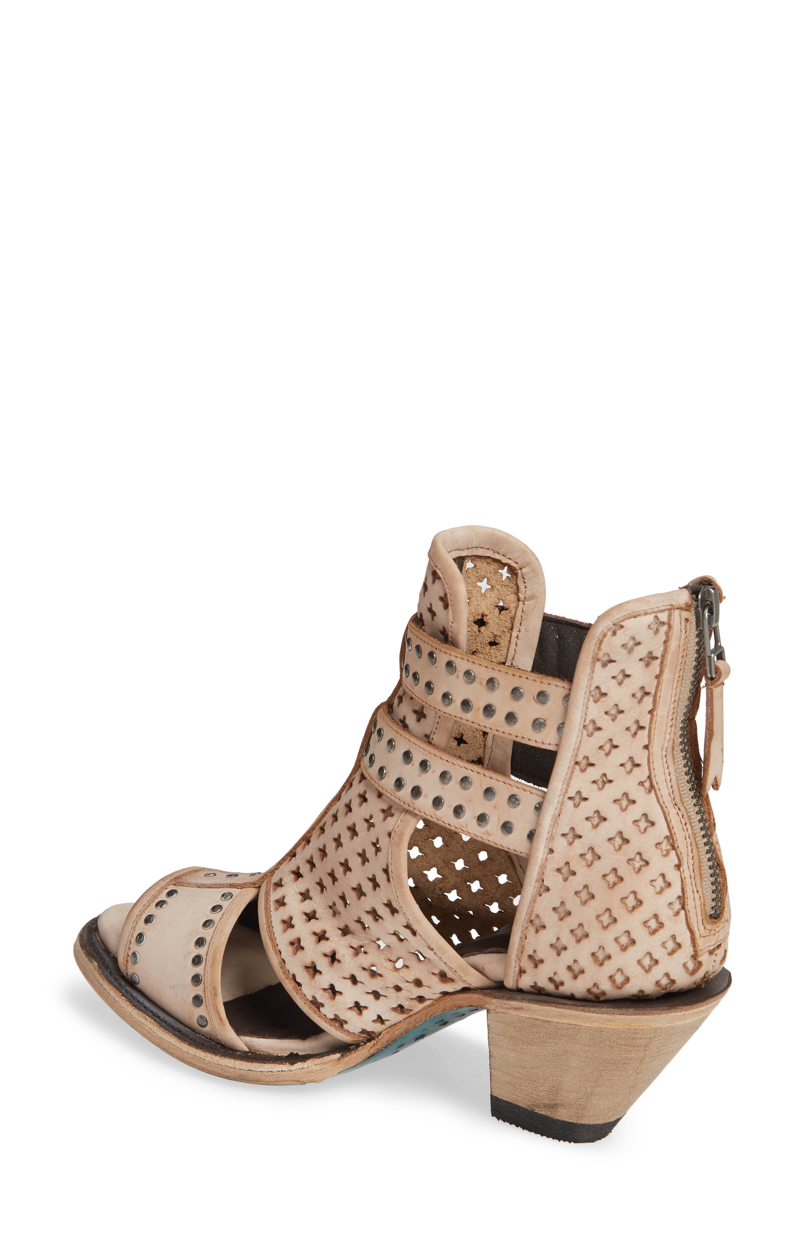 Lane Boots Artesia Perforated Bootie, Alternate, color, 