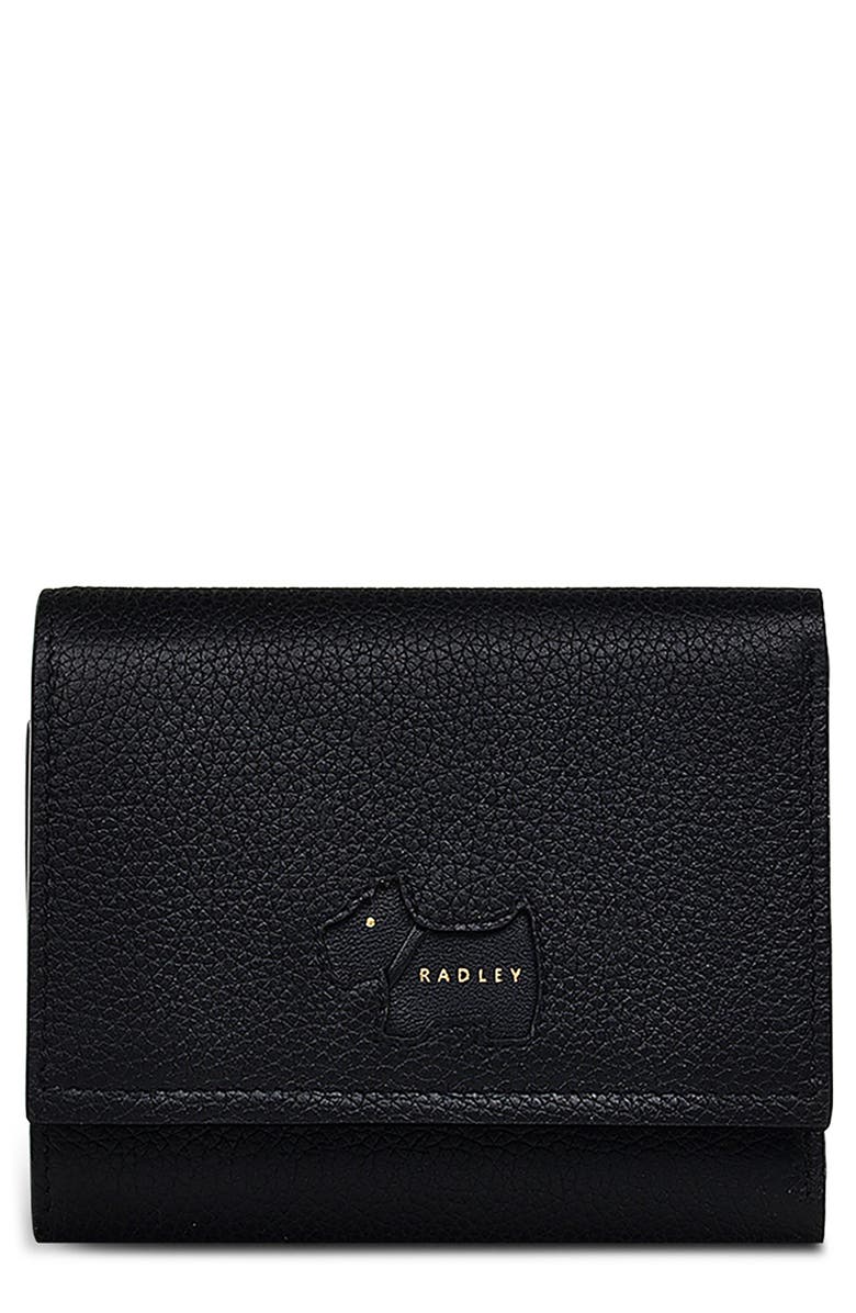 Radley Cookie Cutter Leather Wallet, Main, color, Black