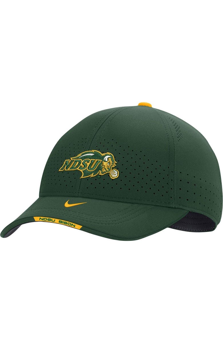 Nike Men's Nike Green NDSU Bison 2022 Sideline Classic99 Swoosh Performance Flex Hat, Main, color, Green