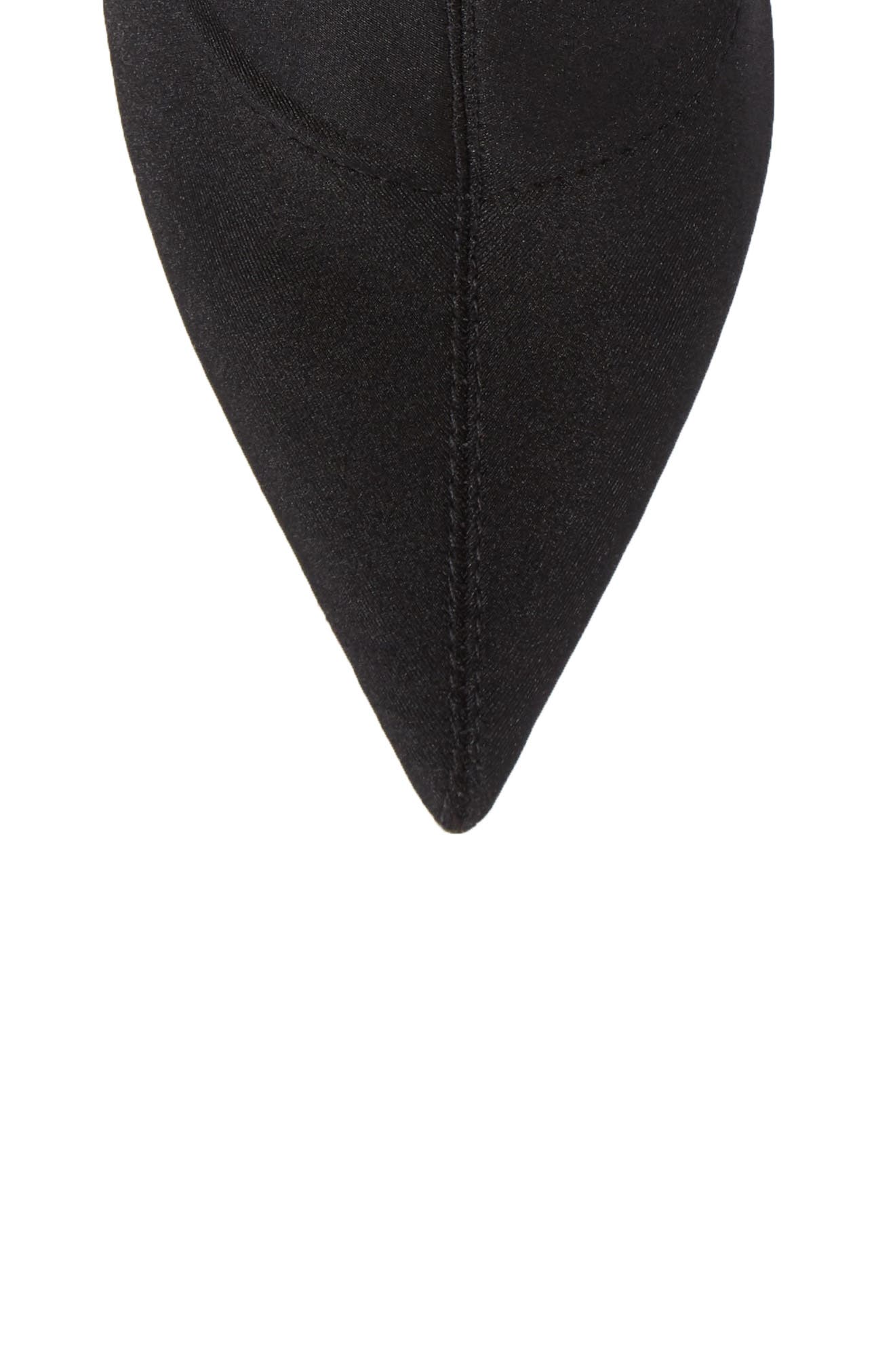 Mada Stretch Bootie, Alternate, color, BLACK FABRIC