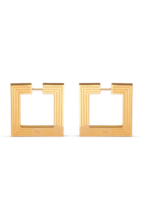 IVI Los Angeles Large Aurelia Hoop Earrings in Yellow Gold  product