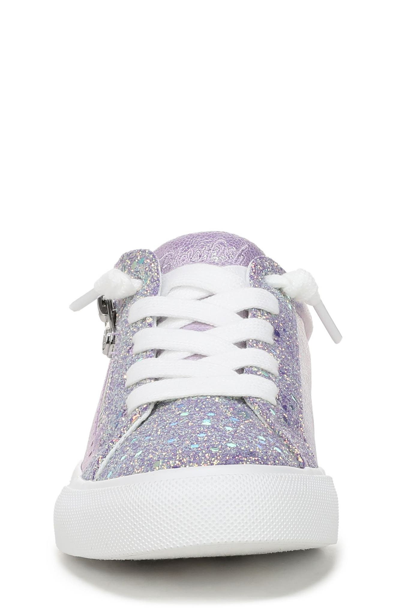Kids' Perfect Glitter Sneaker, Alternate, color, PURPLE MULTI GLITTER