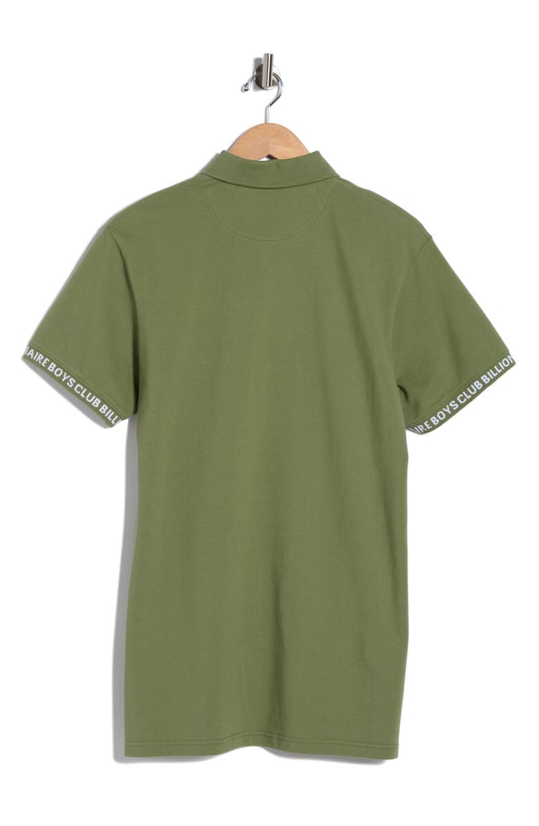 Billionaire Boys Club Cockpit Knit Polo, Alternate, color, Vineyard Green
