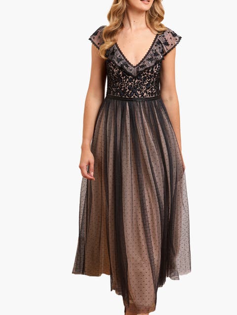 Adeline Bodice Ankle Gown
