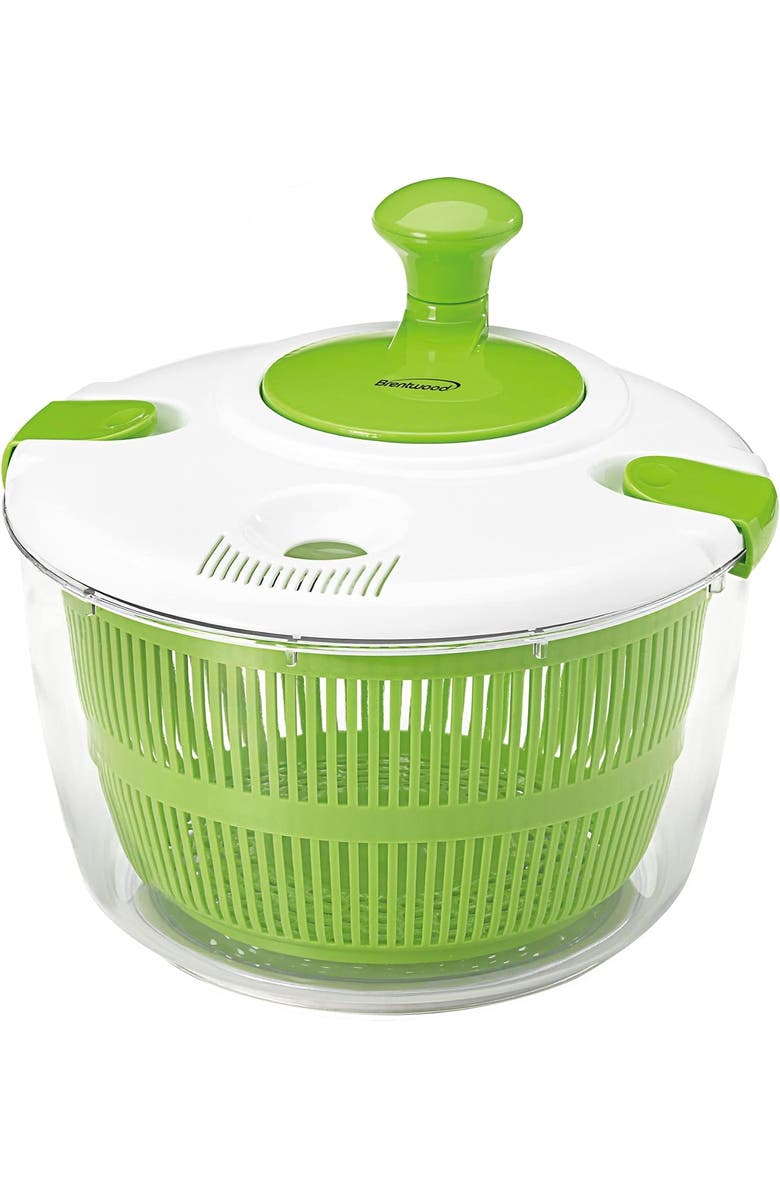 Brentwood Salad Spinner, Main, color, White