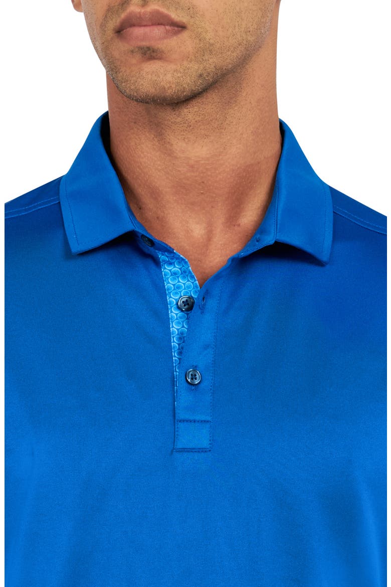 Regular Fit Solid Recycled Performance Golf Polo, Alternate, color, BLUE