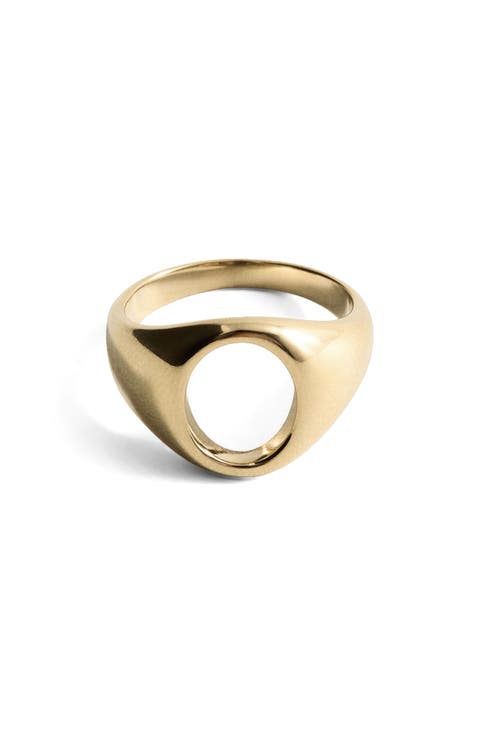 Cutout Signet Ring