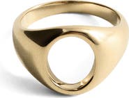 MANGO Cutout Signet Ring