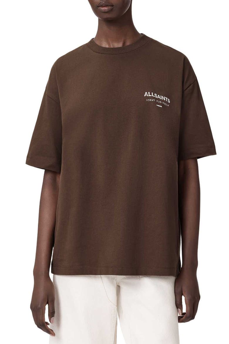 Underground Etta Cotton Graphic T-Shirt, Main, color, BOTTLE BROWN