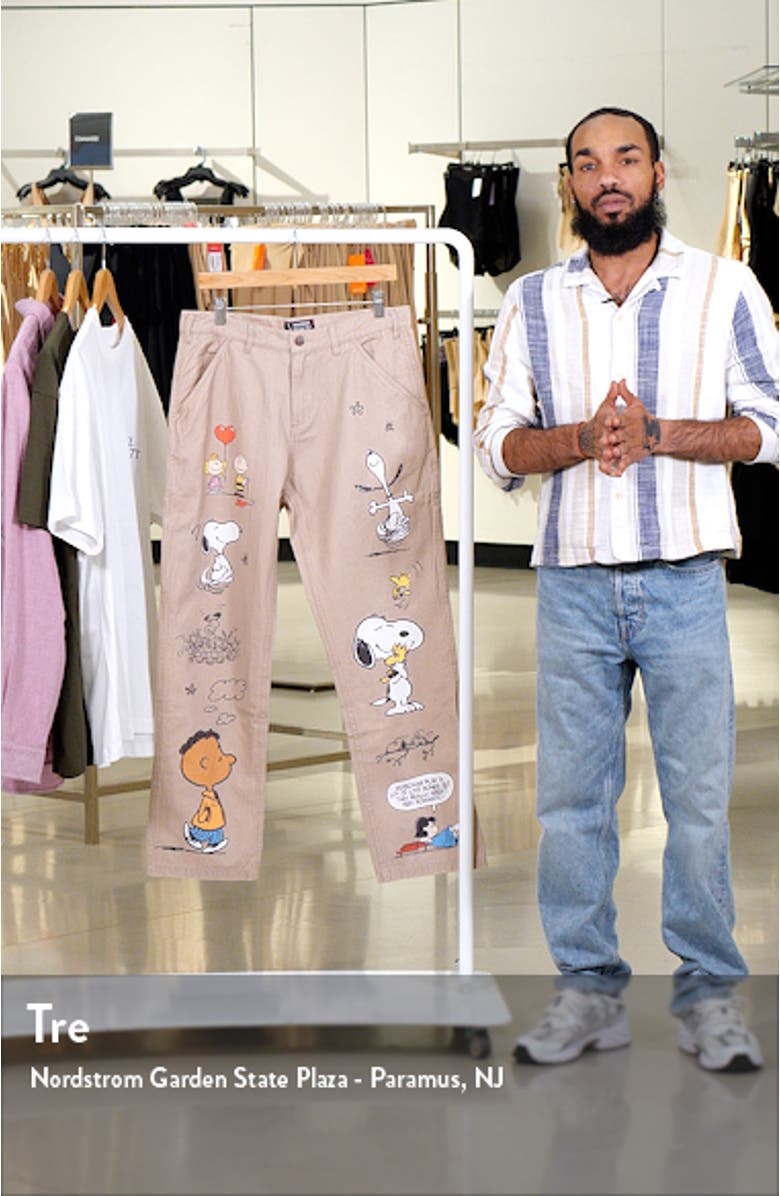 x Peanuts Senior Flat Front Pants, sales video thumbnail