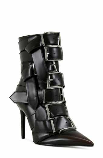 AZALEA WANG Alcetas Buckle Bootie