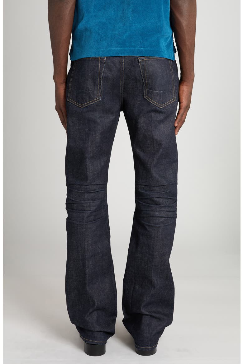 Selvedge Bootcut Jeans, Alternate, color, HB775 RINSE BLUE