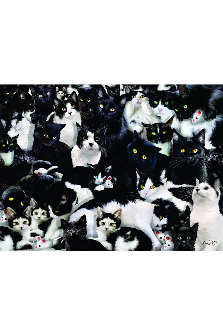 Study in Black and White 1000 piece Jigsaw Puzzle for Adults, Alternate, color, Multicolor