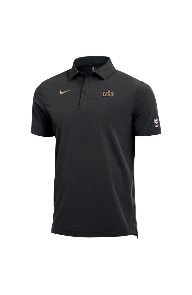 Nike Men's Nike  Black Cleveland Cavaliers 2025/26 Authentic Dri-FIT Coaches Polo, Alternate, color, Black