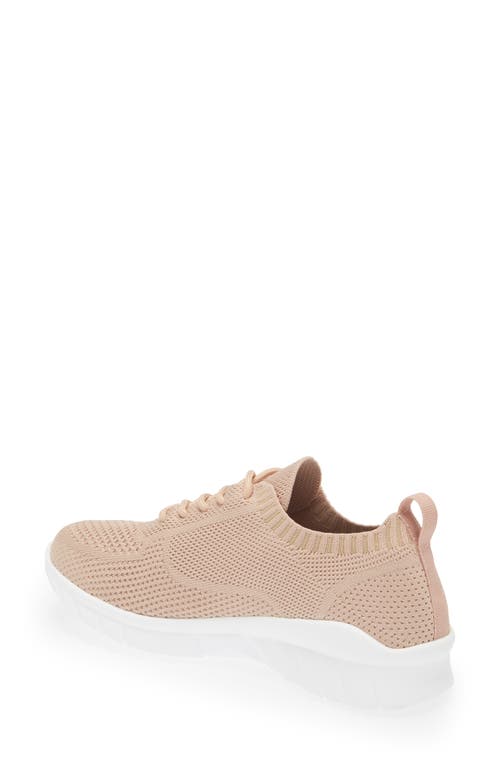 Naot Galaxy Sneaker In Light Pink Knit
