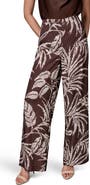 Donna Karan New York Print Wide Leg Pants