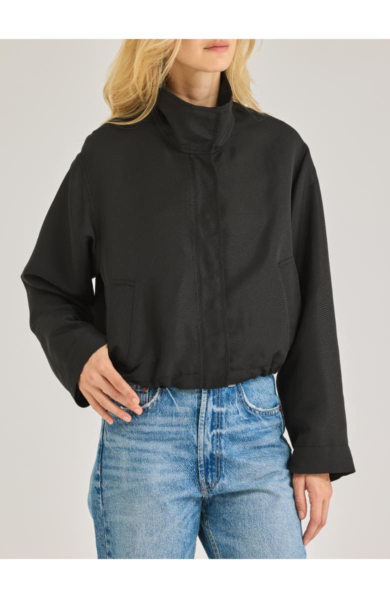 Rebecca Taylor Cropped Faille Jacket, Alternate, color,