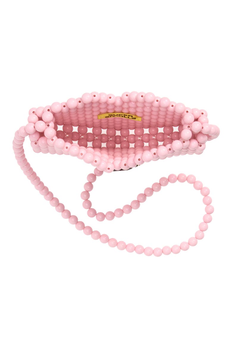 Heartfelt Faux Pearl Bag, Alternate, color, PINK MULTI