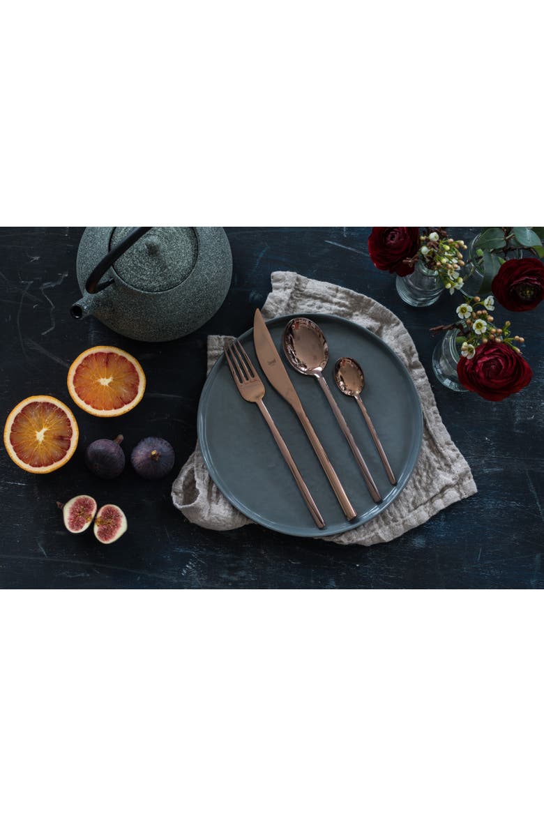 Due Cake Forks Gift Box Set - 6 Pieces, Alternate, color, Bronze