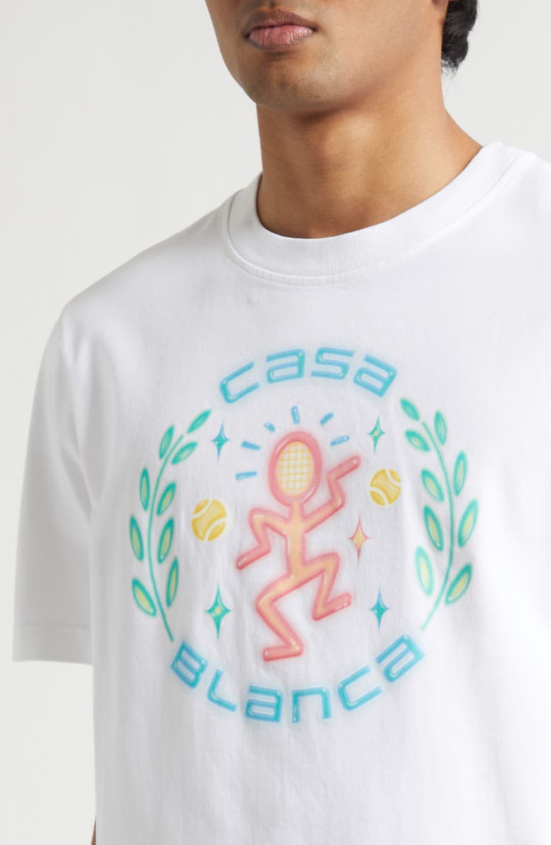 Casablanca Classic Fit Dance Joy Organic Cotton Graphic T-Shirt, Alternate, color, Dance Joy