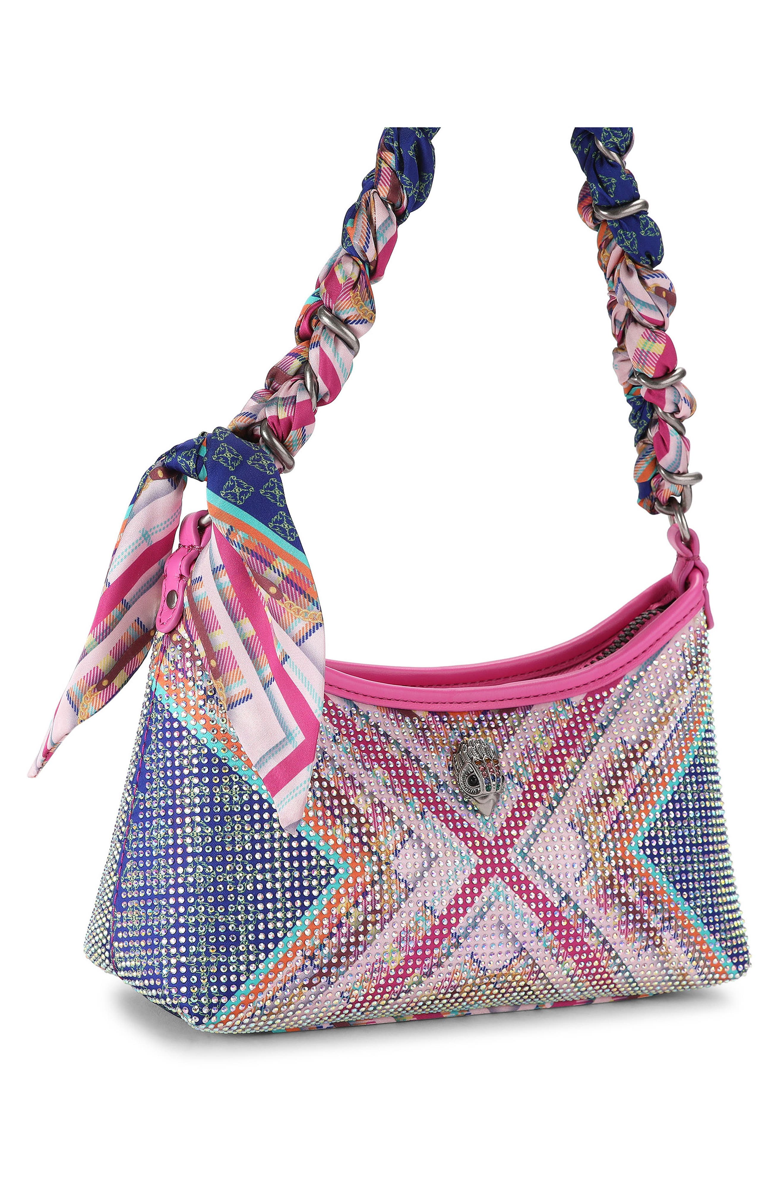 Kurt Sling Scarf Shoulder Bag, Alternate, color, PINK MULTI