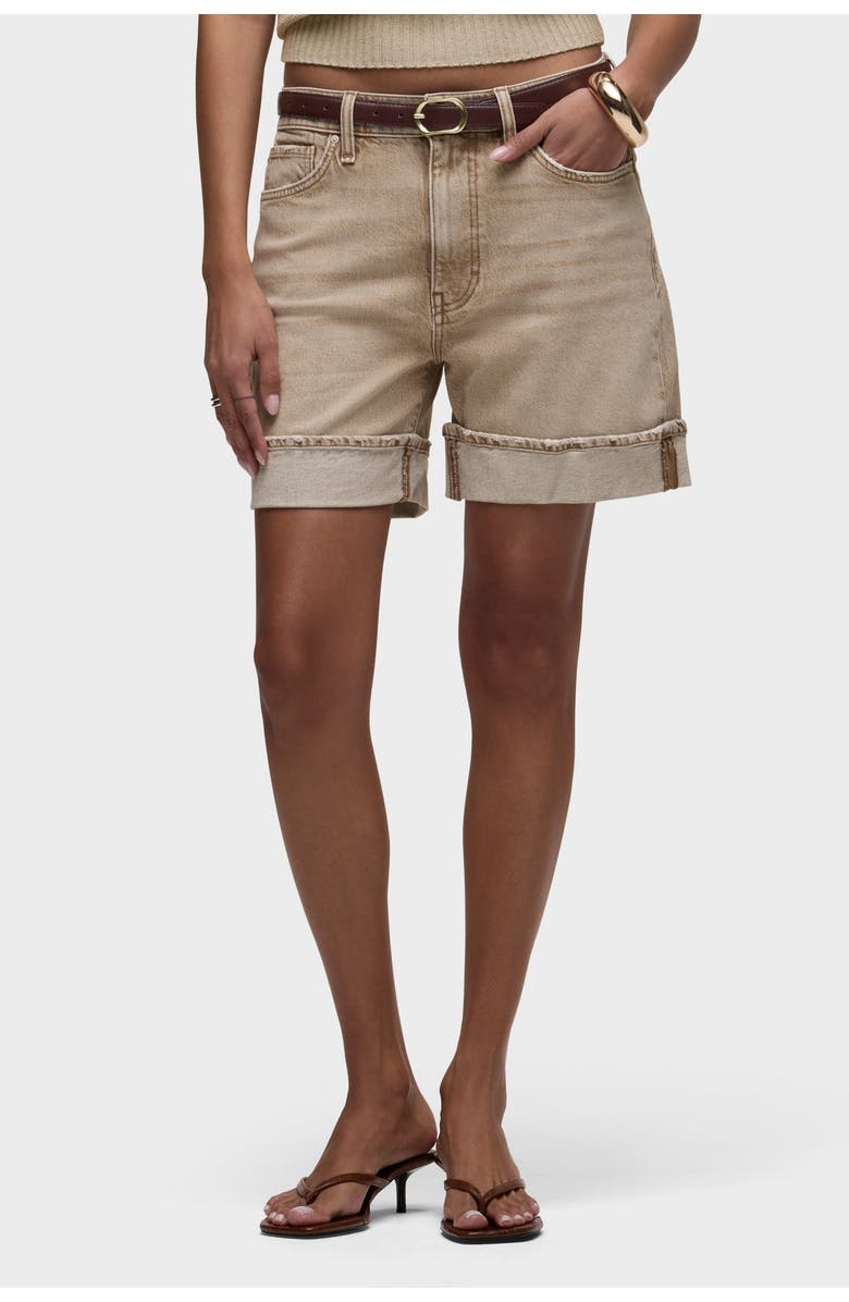 Hudson Jeans Rebel Relaxed Short, Alternate, color, Iced Latte