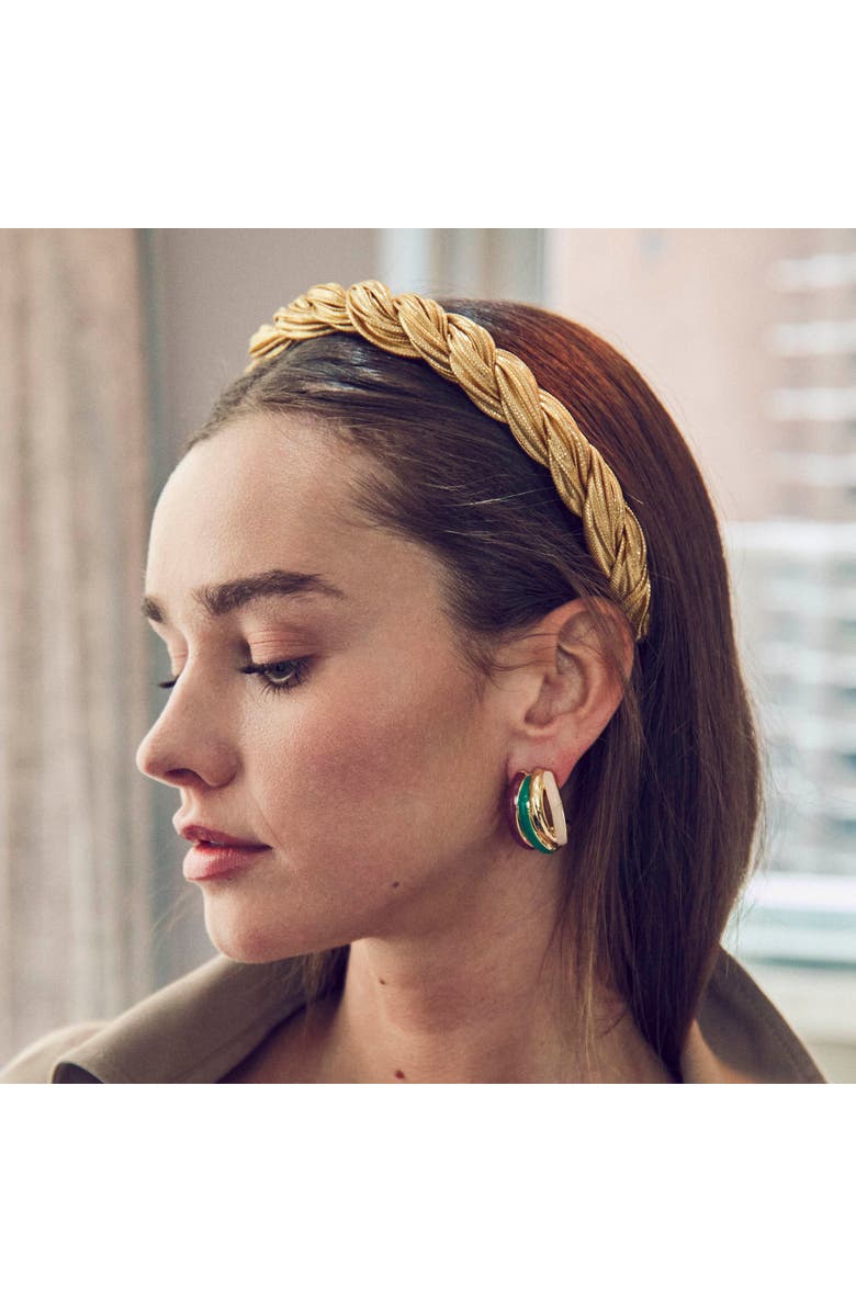 Lele Sadoughi Stacking Hoop Earrings, Alternate, color, Jade Multi 999