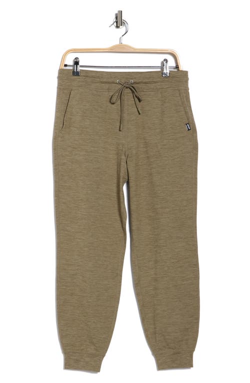 Dkny Space Dye High Waist Slim Joggers In Green