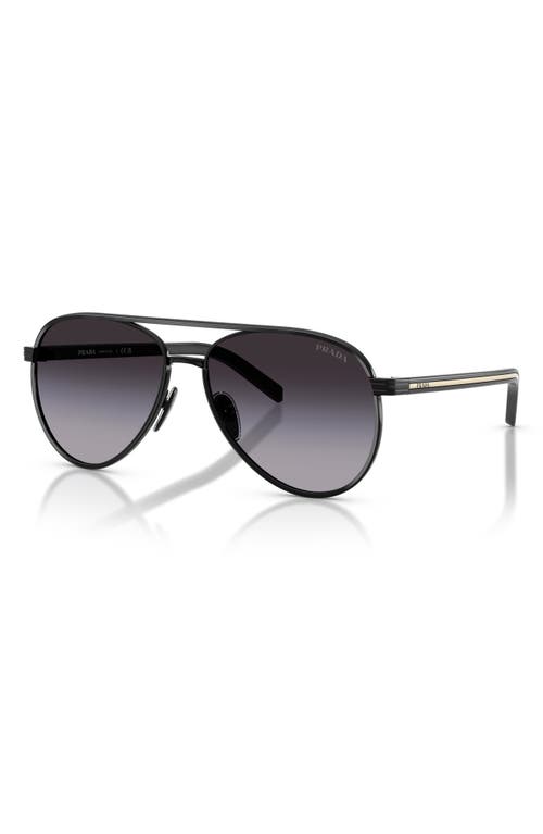 Prada 59mm Pilot Sunglasses