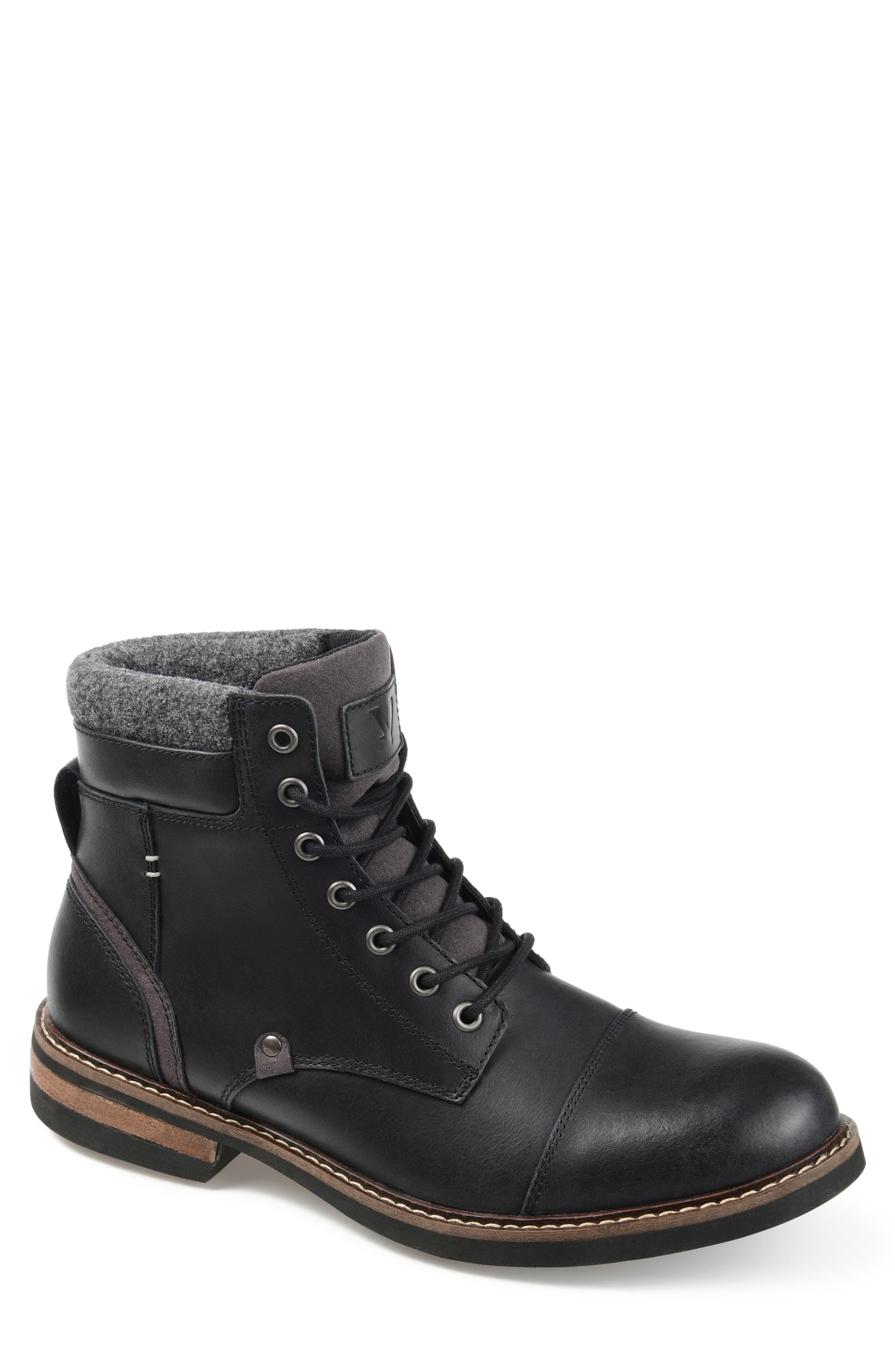 TERRITORY BOOTS Yukon Cap Toe Ankle Boot - Wide Width, Main, color, 