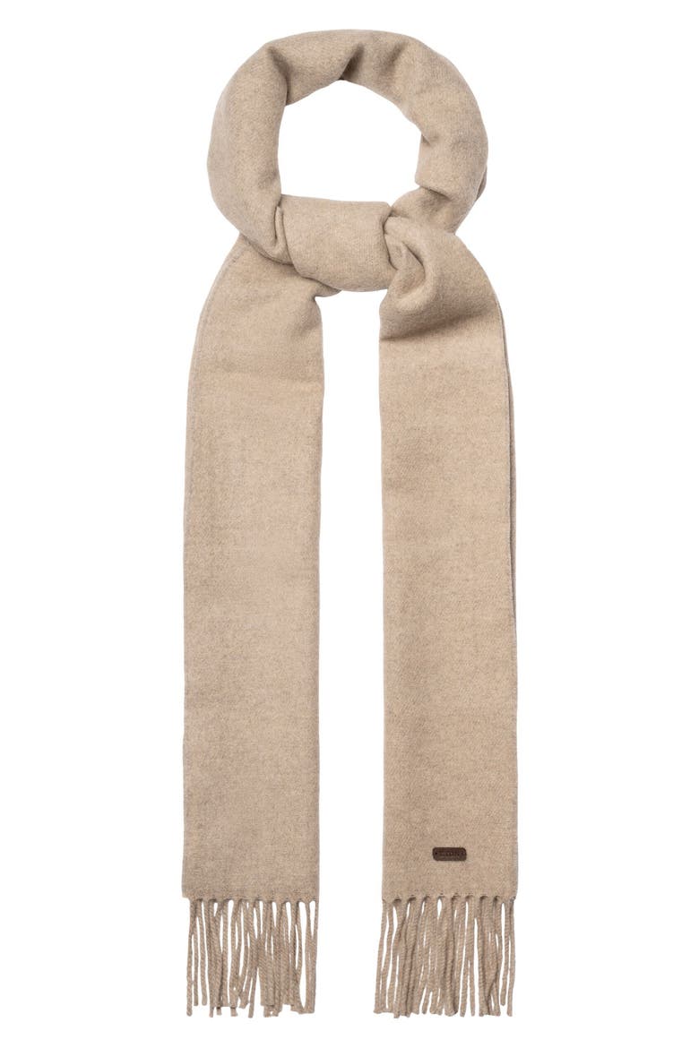 Reversible Cashmere Scarf, Main, color, LIGHT BEIGE