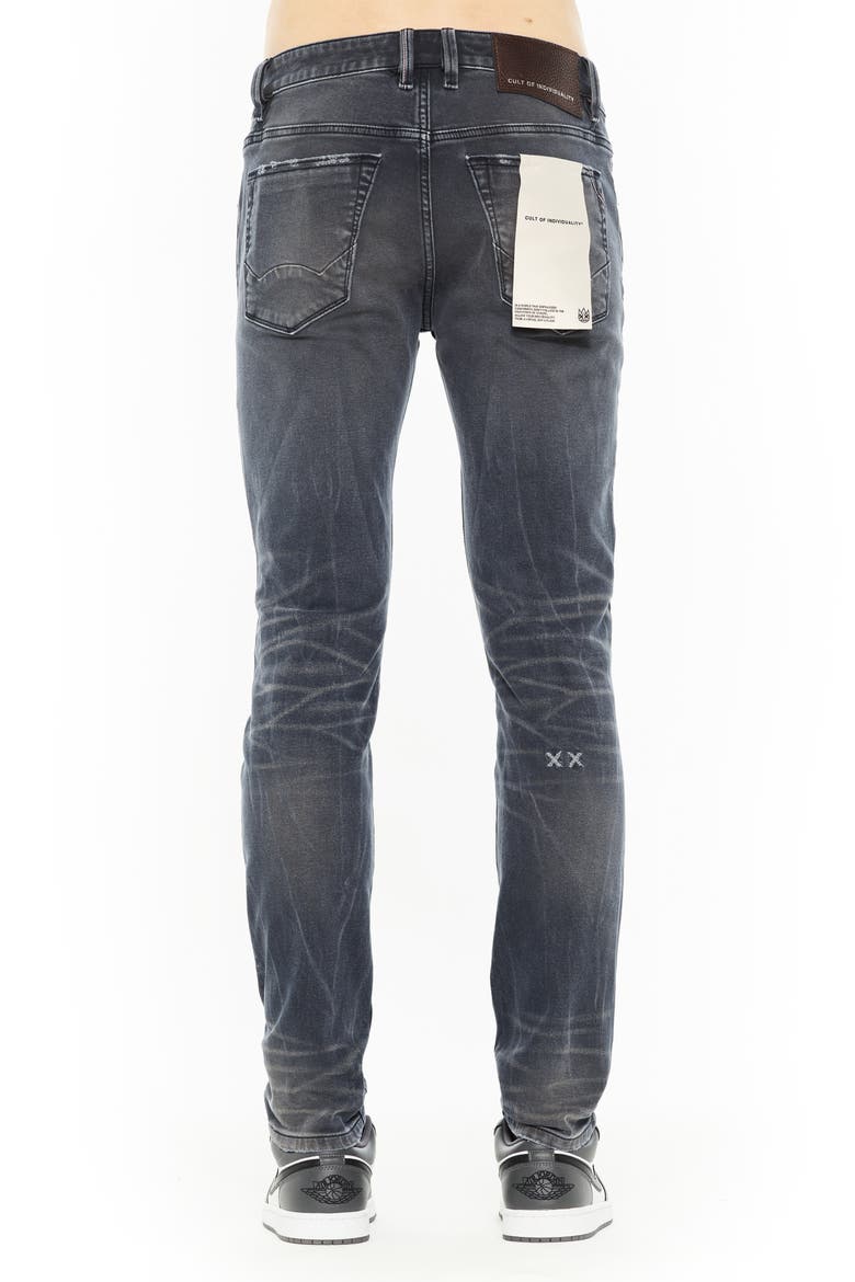 Rocker 602 Slim Fit Jeans, Alternate, color, NOIR